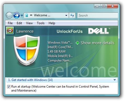 Branding your Windows Vista Computer - Unlock For Us